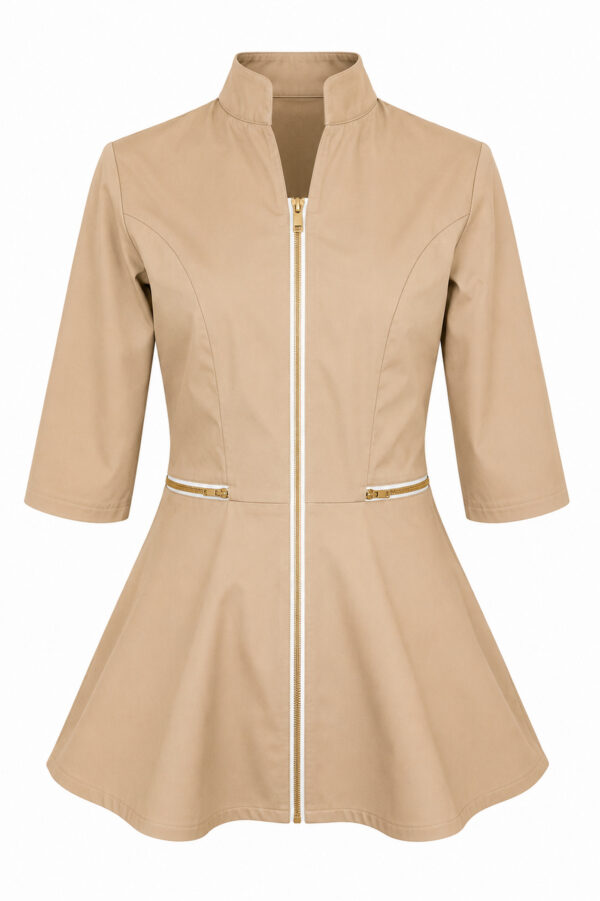 hentex-s2-beige_result Bež ženska medicinska bluza S2