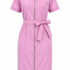 hentex-h16-light-pink.webp Svijetloroza ženska medicinska haljina H16 s patentom