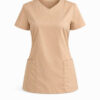 Ženska medicinska bluza T14 bež_result ženska medicinska bluza T14 V izrez