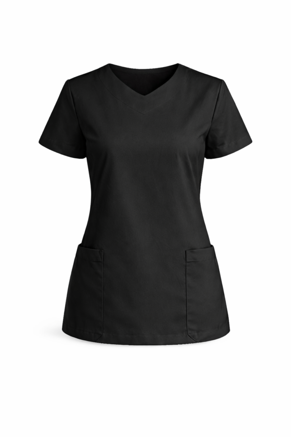 Ženska medicinska bluza T14 crna ženska medicinska bluza T14 V izrez