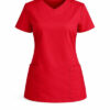 Ženska medicinska bluza T14 crvena ženska medicinska bluza T14 V izrez
