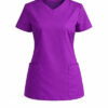 Ženska medicinska bluza T14 ljubičasta ženska medicinska bluza T14 V izrez