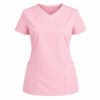 Ženska medicinska bluza T14 roza ženska medicinska bluza T14 V izrez