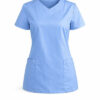 Ženska medicinska bluza T14 svijetlo plava ženska medicinska bluza T14 V izrez