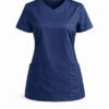 Ženska medicinska bluza T14 tamno plava ženska medicinska bluza T14 V izrez