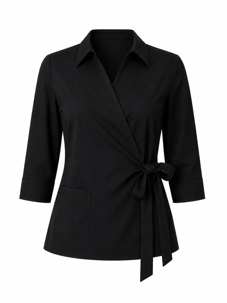 medicinska-bluza-s3-kratki-rukav-crna.jpg_result ženska medicinska bluza S3 Hentex crna