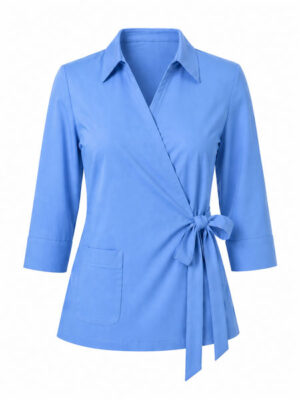 ženska medicinska bluza S3 Hentex svijetlo plava